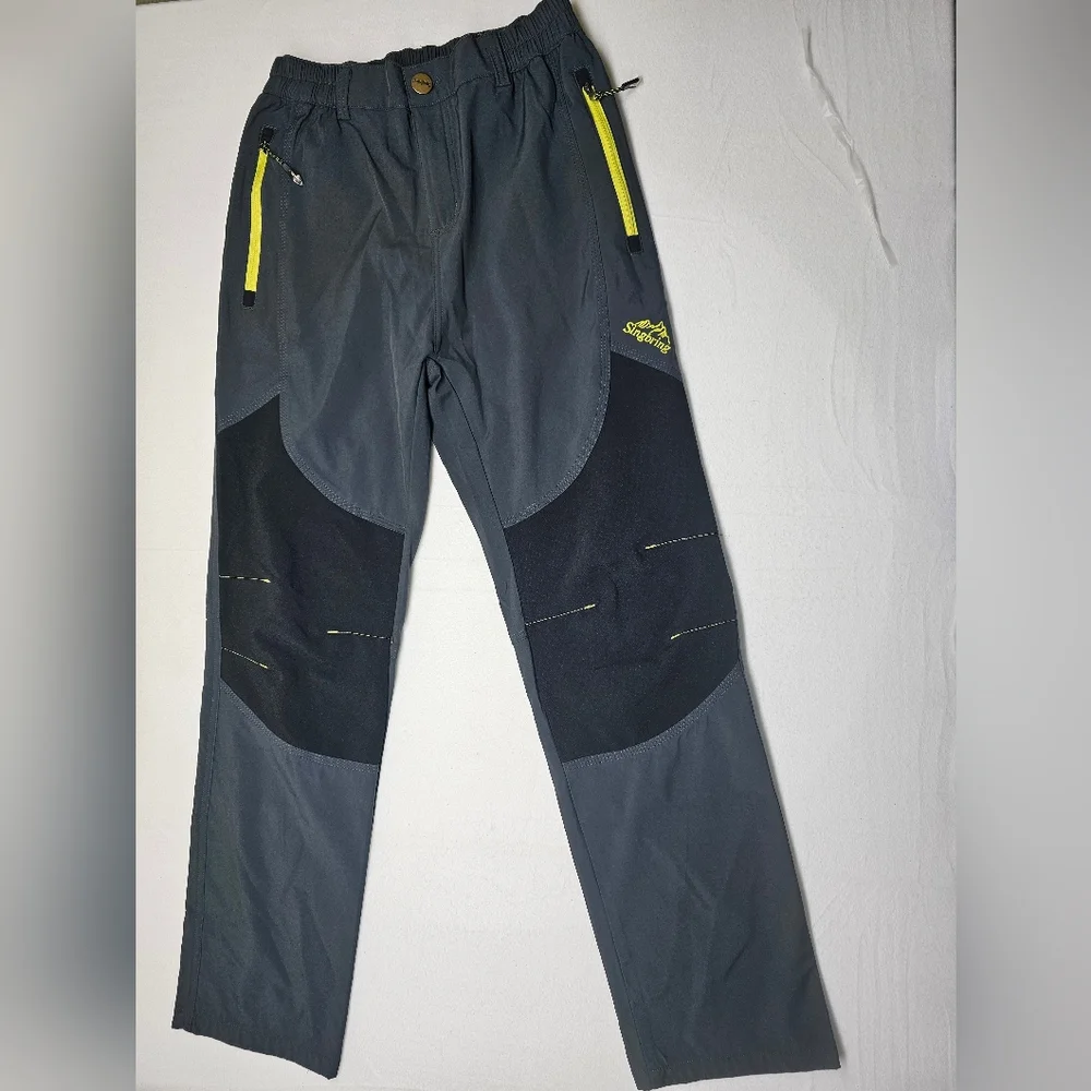 Sporting Women's Gray Hiking Pants Outdoor Activewear Elastic Waist Medium - Picture 1 of 6